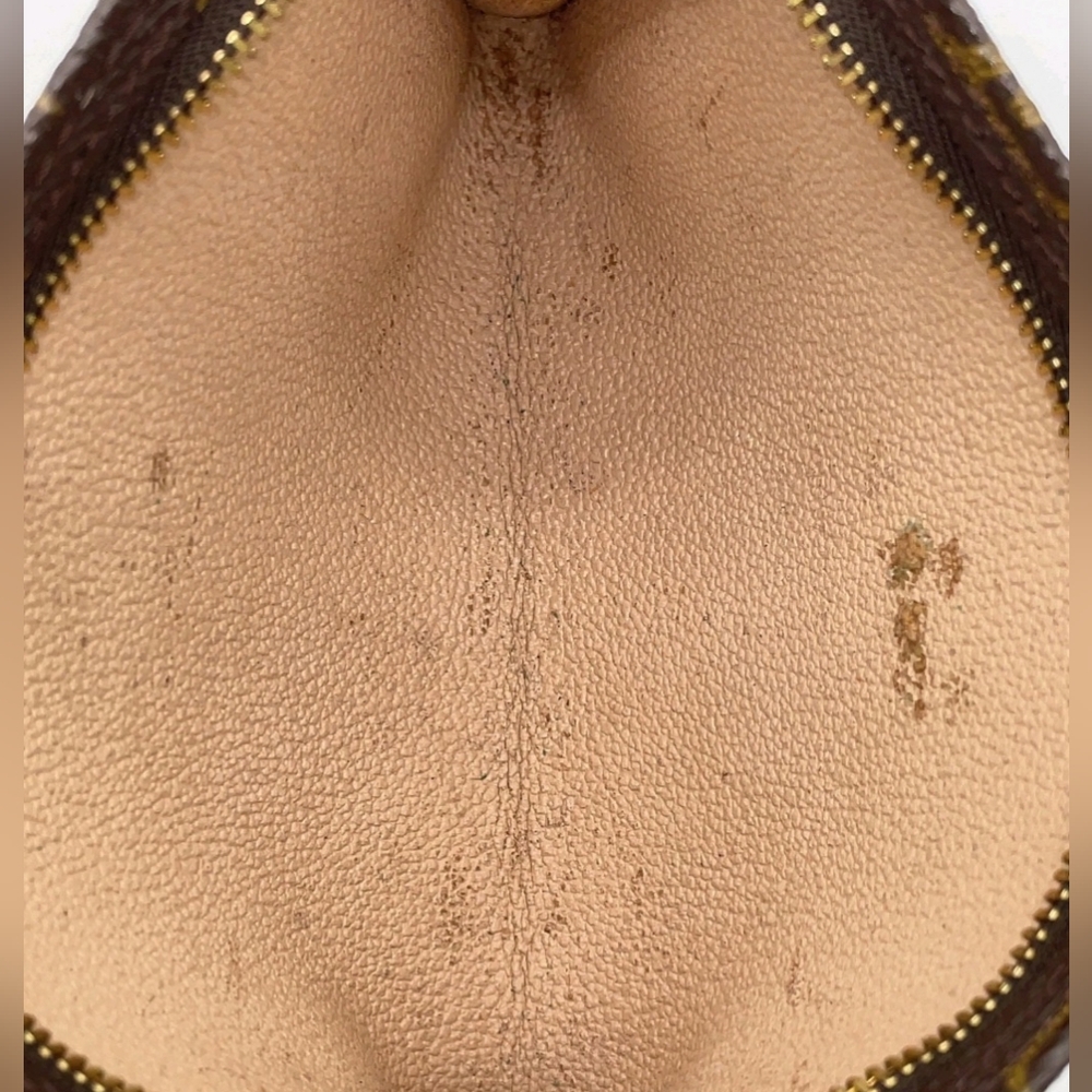 Authentic Louis Vuitton Brown Monogram Pouch - Picture 9 of 10